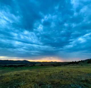 Sunrise image from the Wichita Mountains